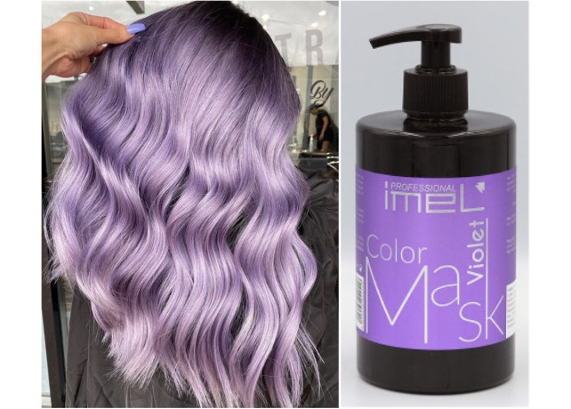 Masca nuantatoare Imel Professional Violet 500ml