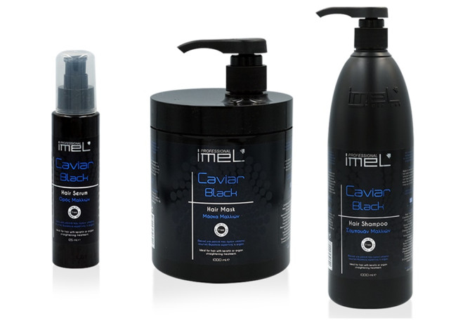 Set profesional Ingrijire BLACK CAVIAR ( recomandat dupa tratamentele de indreptare cu keratina)