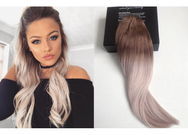 Extensii Clip-On DeLuxe #9 - Light Grey
