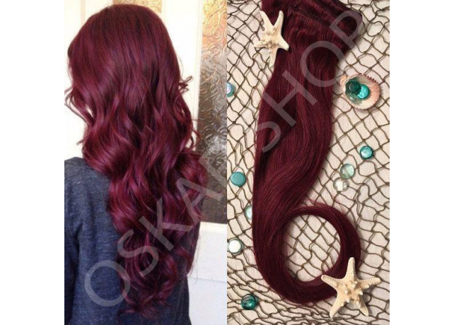 Mini Set Clip-On Burgundy