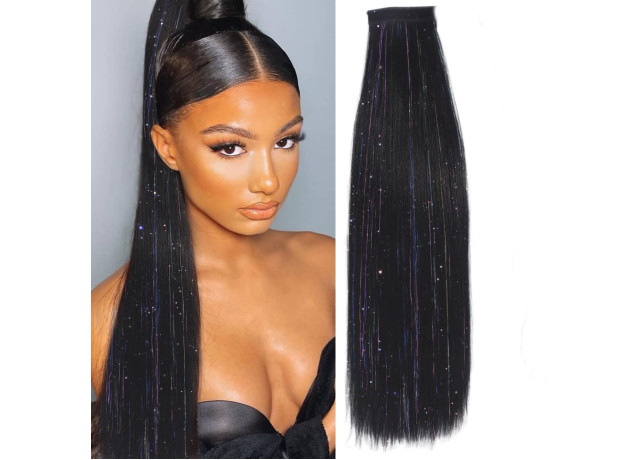 Coada de Par cu snur Dreapta Disco, 70 cm