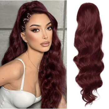 Coada cu Snur #Burgundy II 70 cm