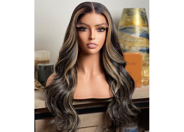 Peruca din par natural Balayage Beauty