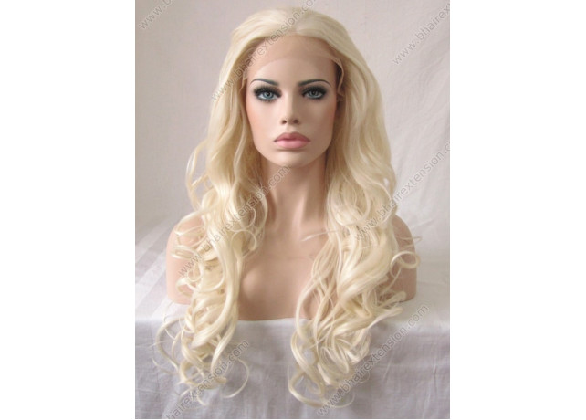 Peruca din par natural Light Blonde