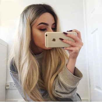 Peruca Sensual Blonde ombre par natural remy