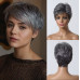 Peruca din par natural Grey Madame