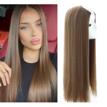 Semiperuca Par Natural U Part Saten Deschis Drept