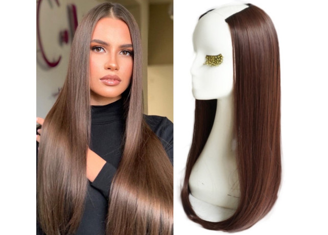 Semiperuca Par Natural U Part Castaniu Deschis