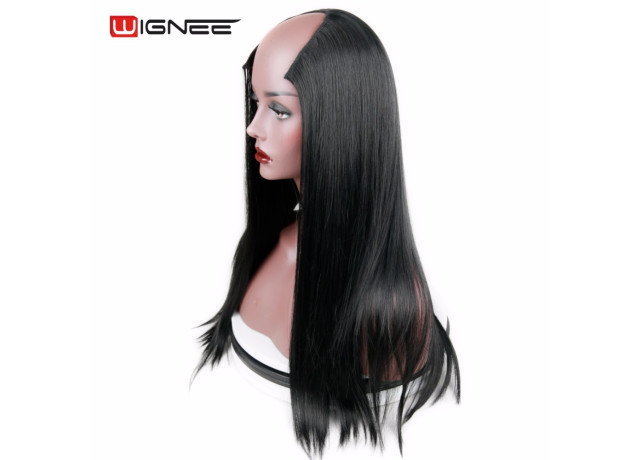 Semiperuca Par Natural U Part Negru Natural Drept