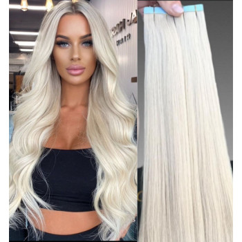 Extensii Tape In White Platinum #70